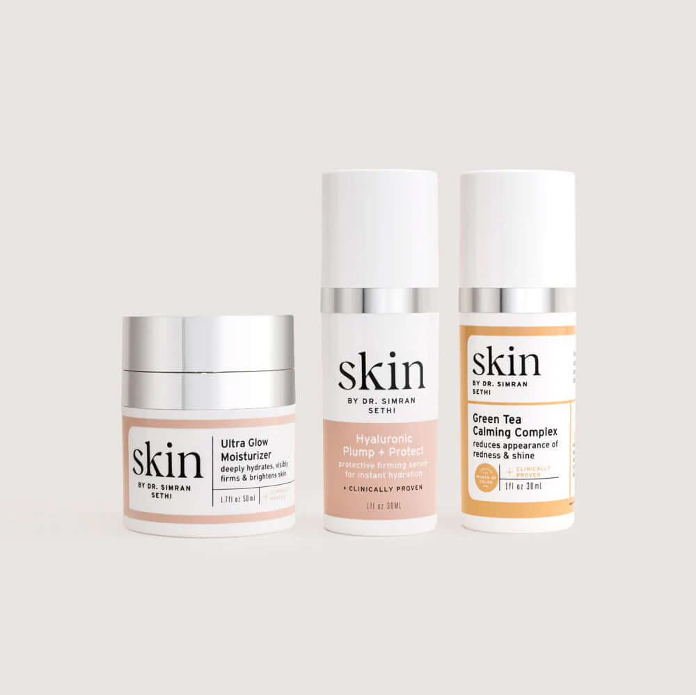 Perfect Primer - Ultra Glow Moisturizer, Hyaluronic Plump + Protect, Green Tea Calming Complex - SKIN by Dr. Simran Sethi